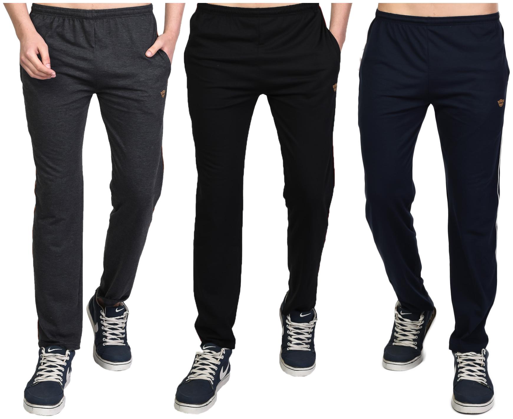 

WHITEMOON Men Multi Solid Regular fit Track pants