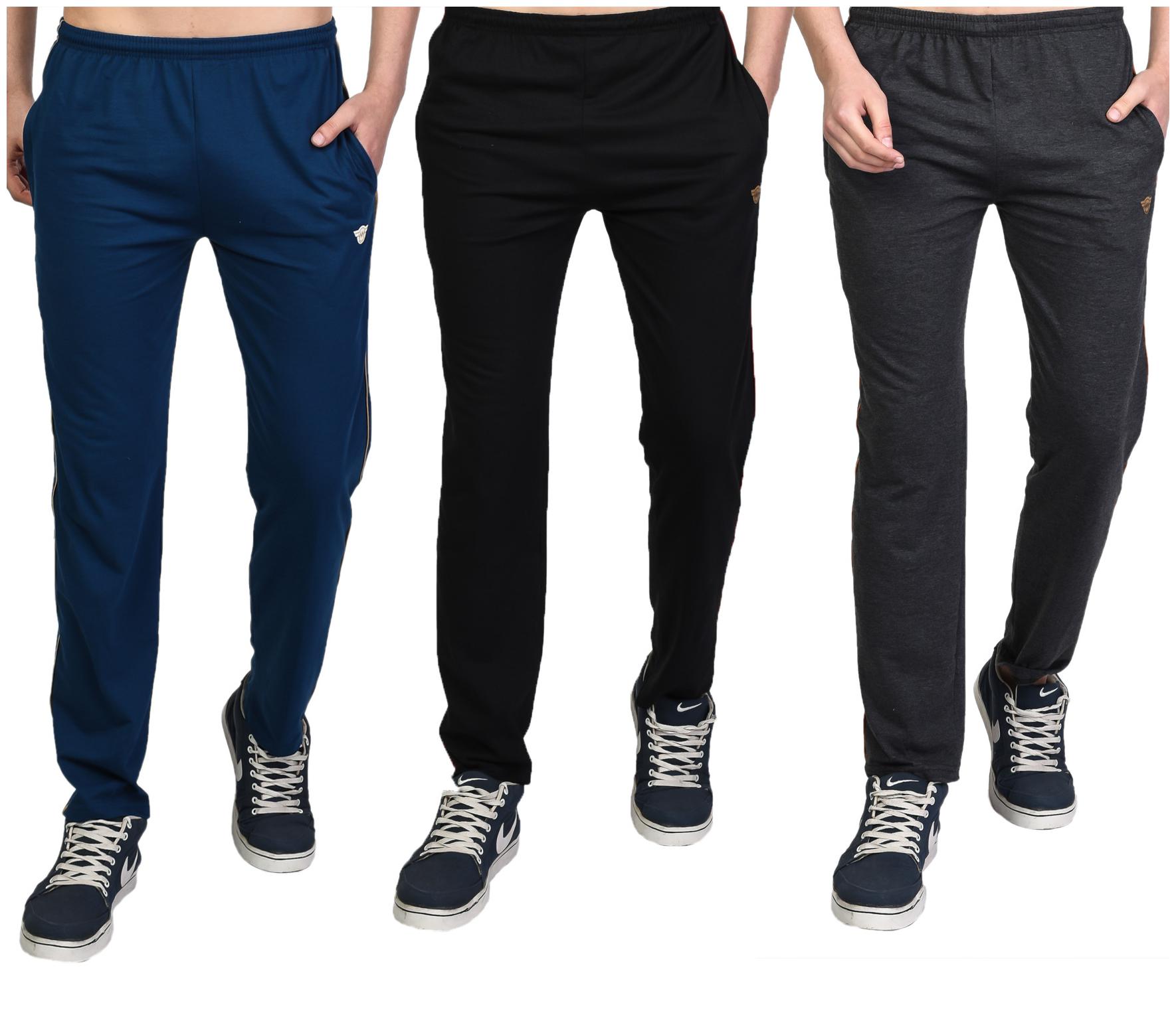 

WHITEMOON Men Multi Solid Regular fit Track pants