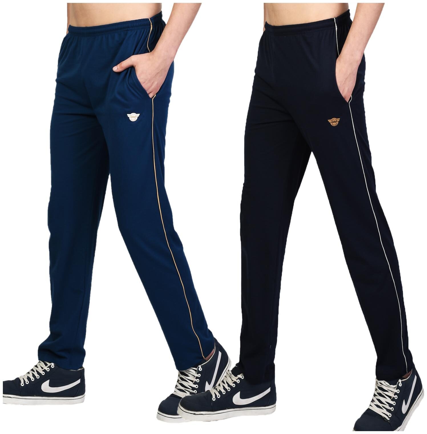 

White Moon Men s Jogger Lower Track Pants Casual Wear (Pack of 2)