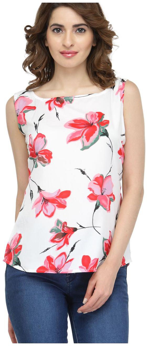 

Sayesha Women Printed Regular top - White
