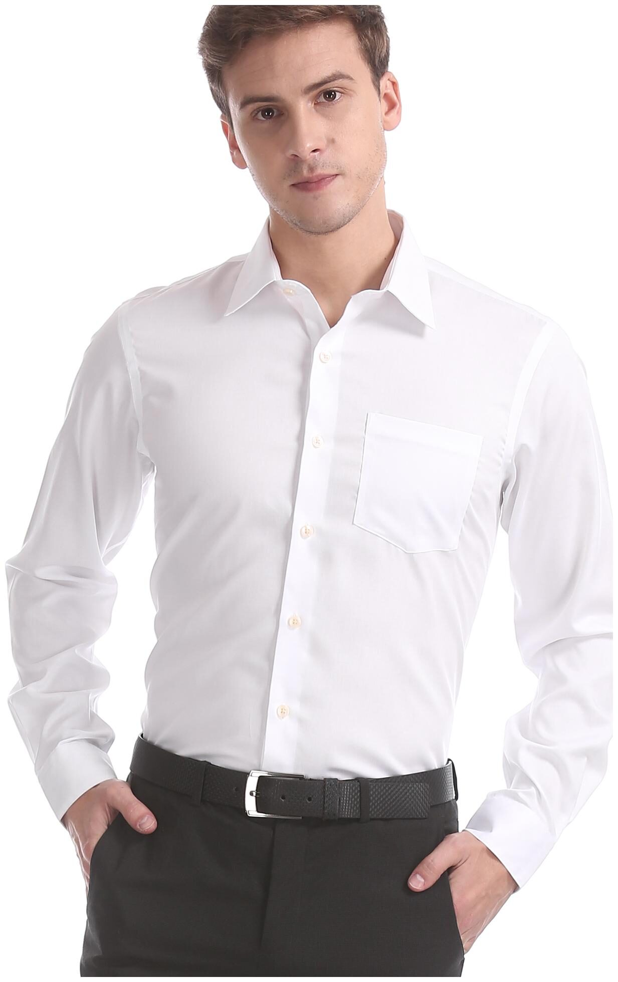 

Arrow Men Slim fit Formal Shirt - White