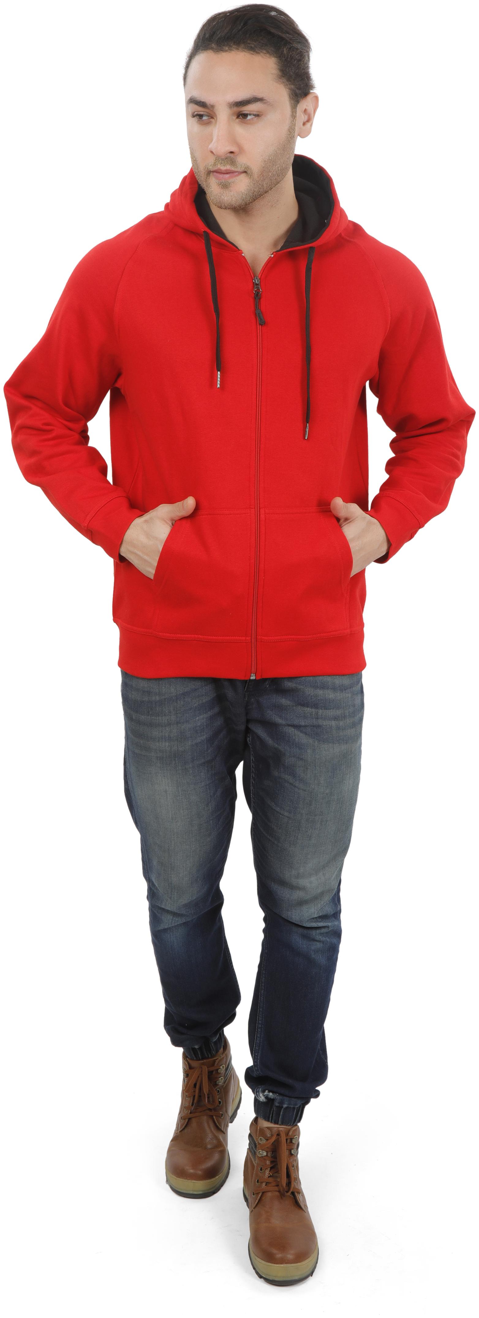 

Wild Horn Men Red Hooded Hoodie