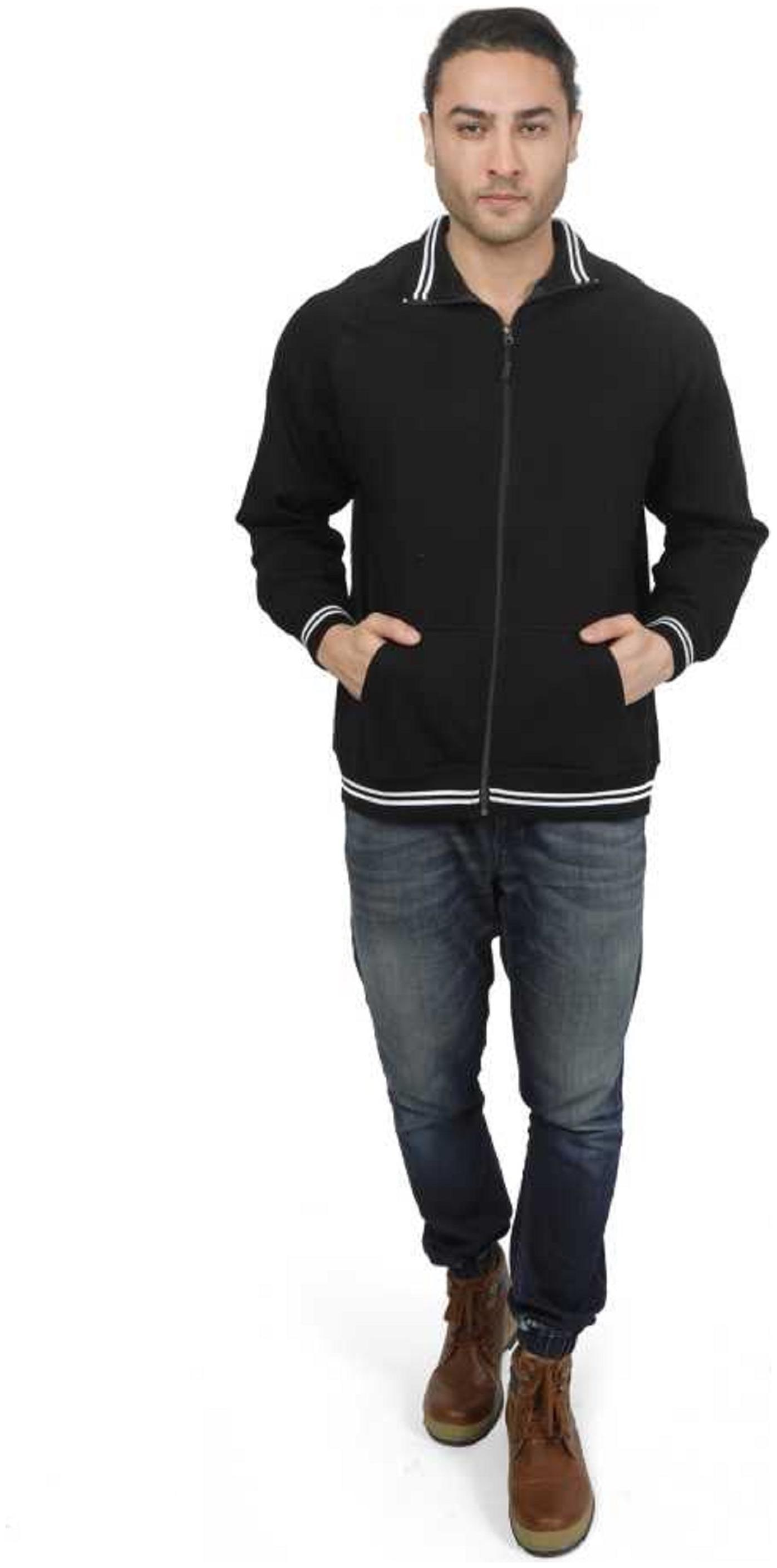 

Wild Horn Men Black High neck Sweatshirt