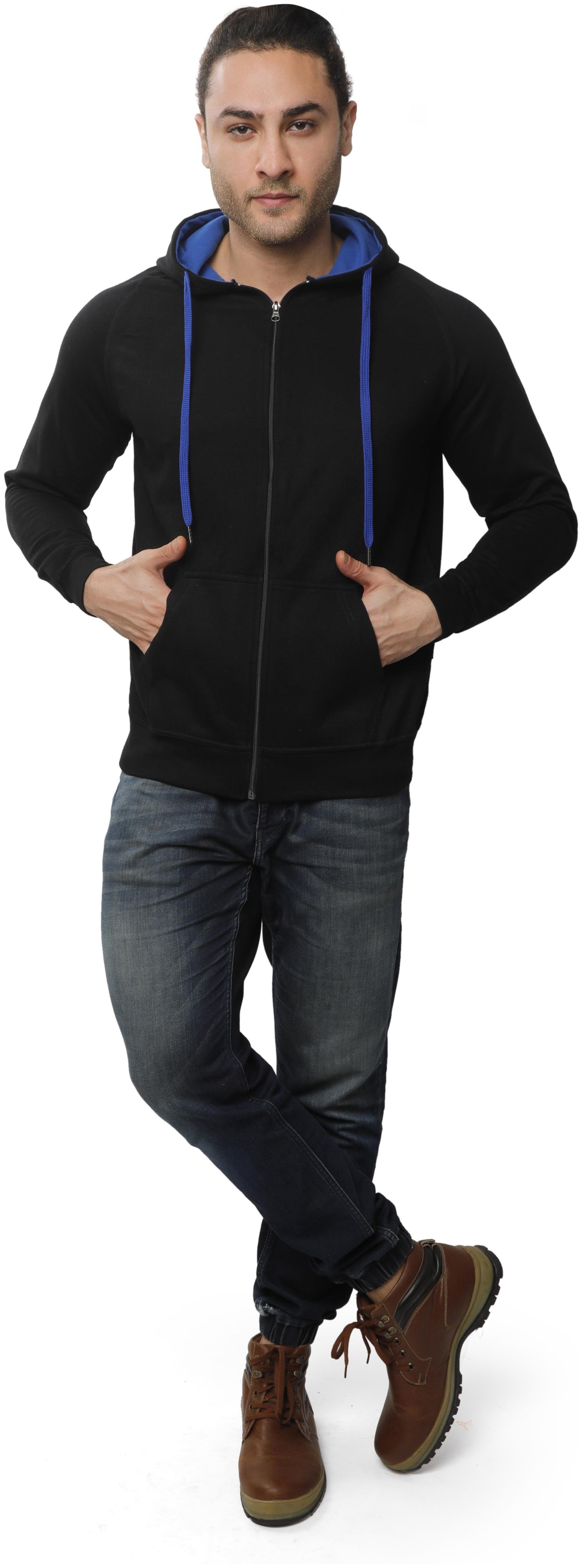 

Wild Horn Men Black Hooded Hoodie