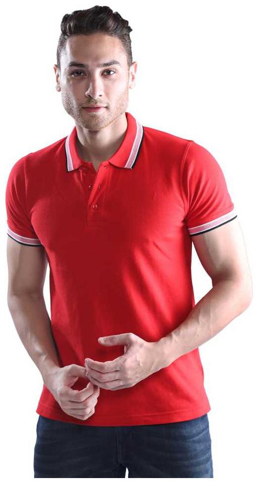 

Wild Horn Men Red Regular fit Cotton Polo collar T-Shirt - Pack Of 1