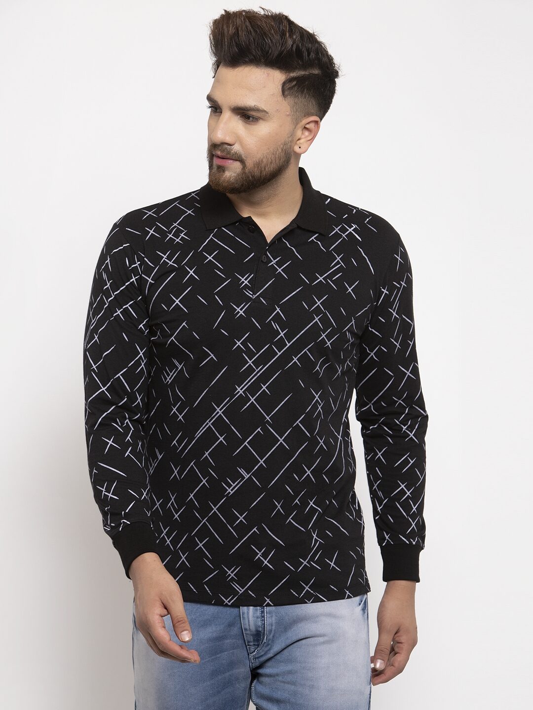 

Wild West Men Black Regular fit Cotton Polo collar T-Shirt - Pack Of 1