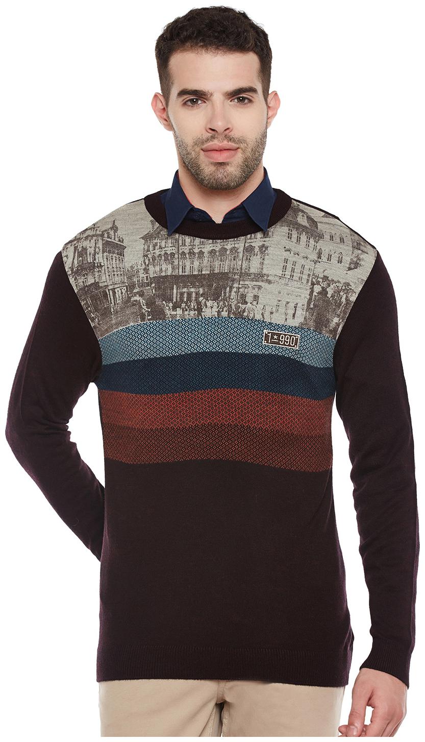 

Duke Men Blue V neck Pullover