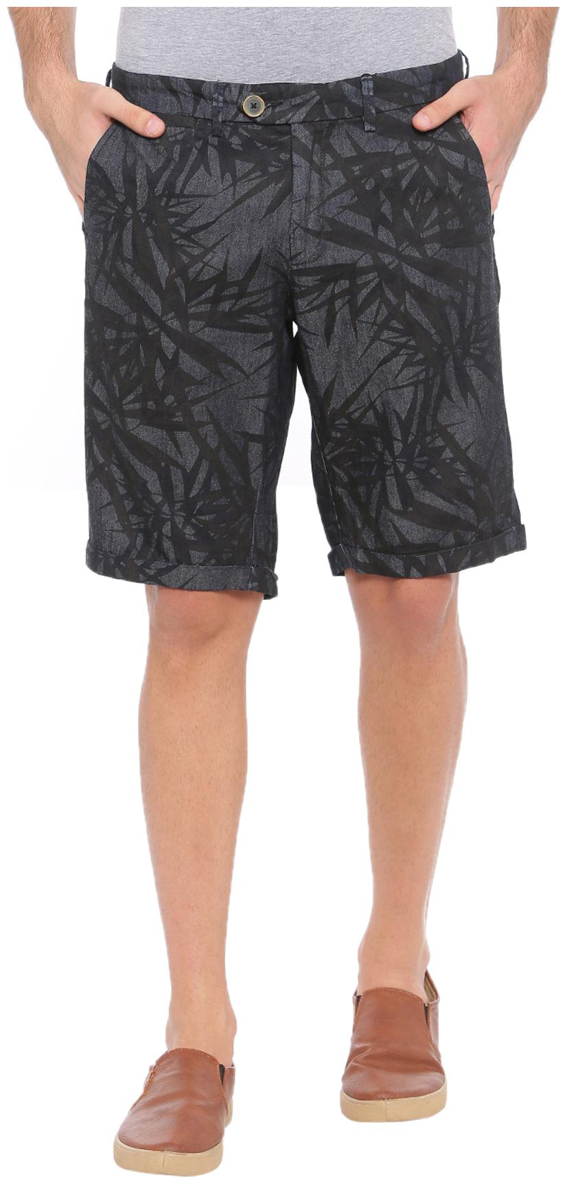 

WITH Men Blue Regular Fit Regular Shorts