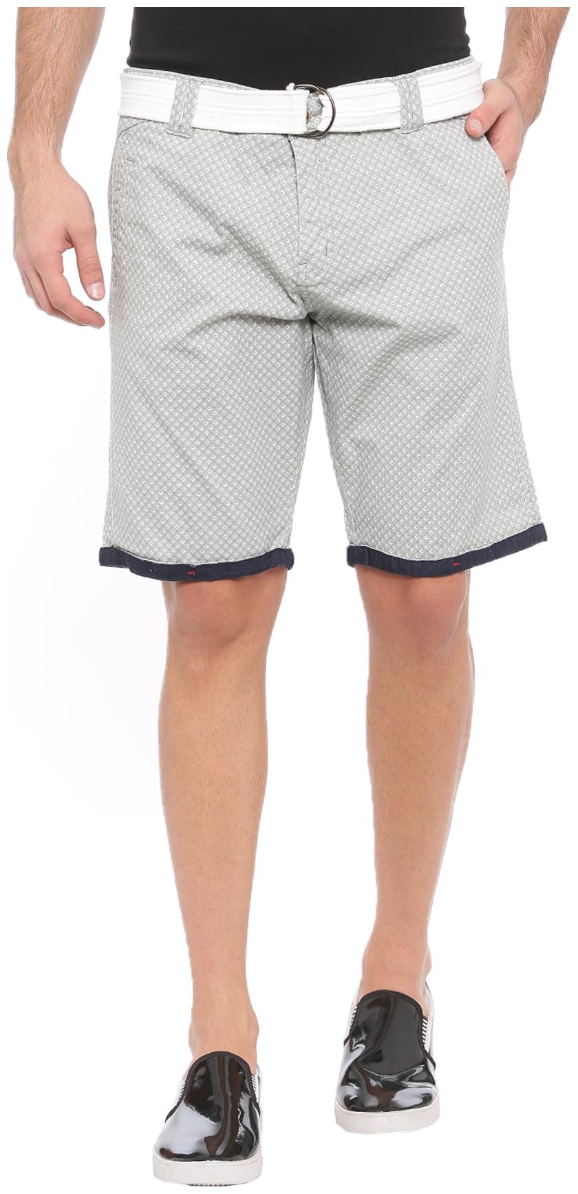 

WITH Men Grey Regular Fit Regular Shorts