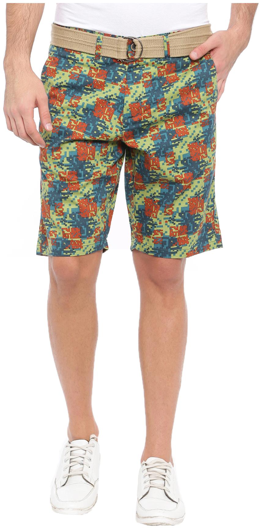 

WITH Men Blue Regular Fit Regular Shorts