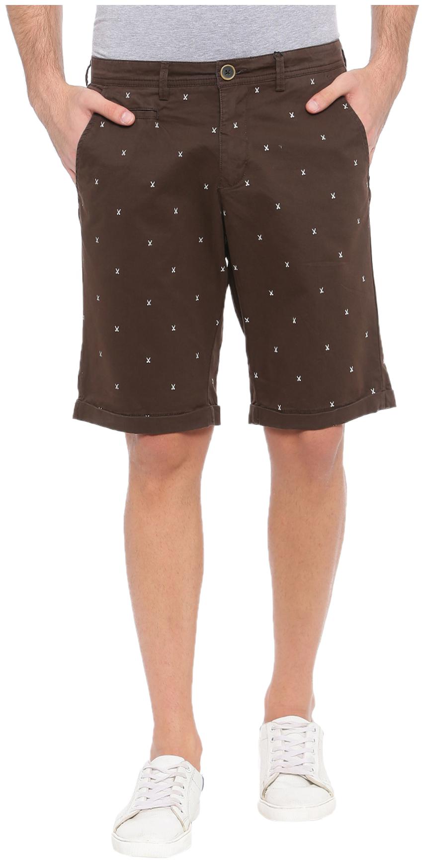 

WITH Men Brown Regular Fit Regular Shorts