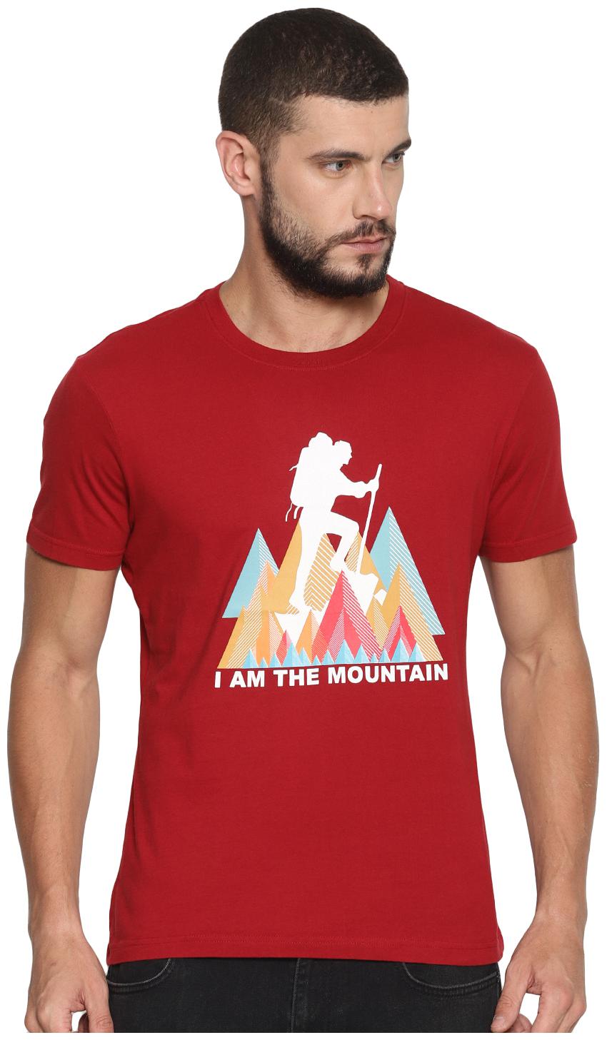 

Wolfpack Men Red Regular fit Cotton Round neck T-Shirt - Pack Of 1