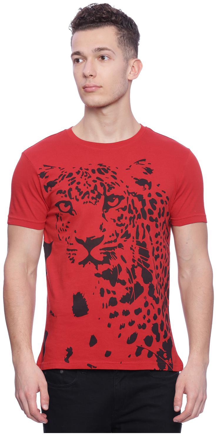 

Wolfpack Men Red Regular fit Cotton Round neck T-Shirt - Pack Of 1