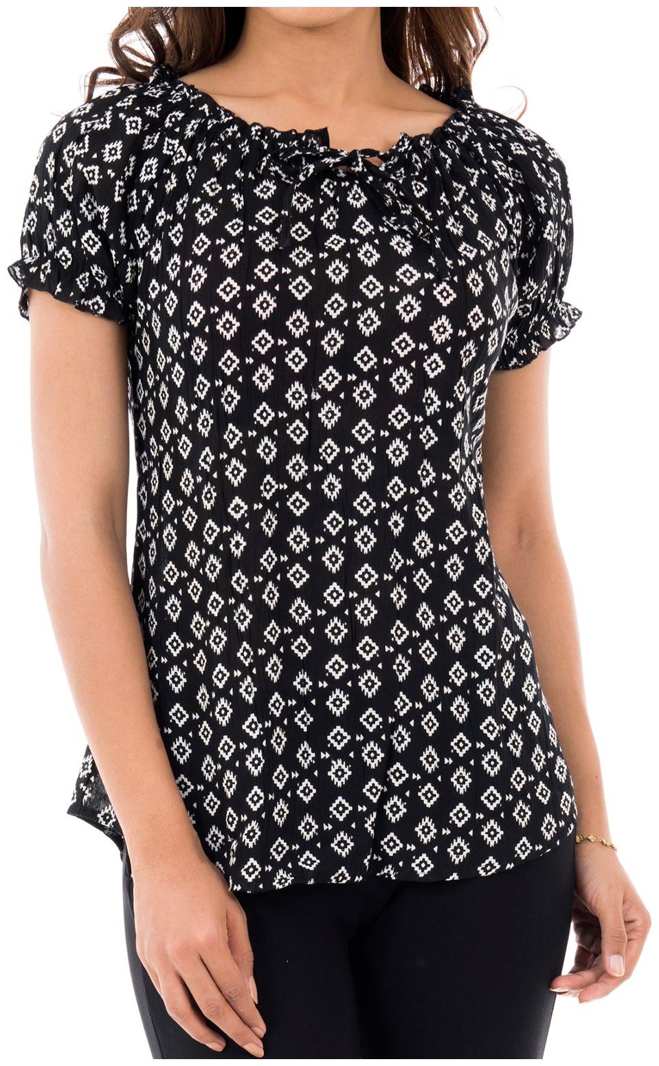 

Amadore Women Solid Regular tunic - Black