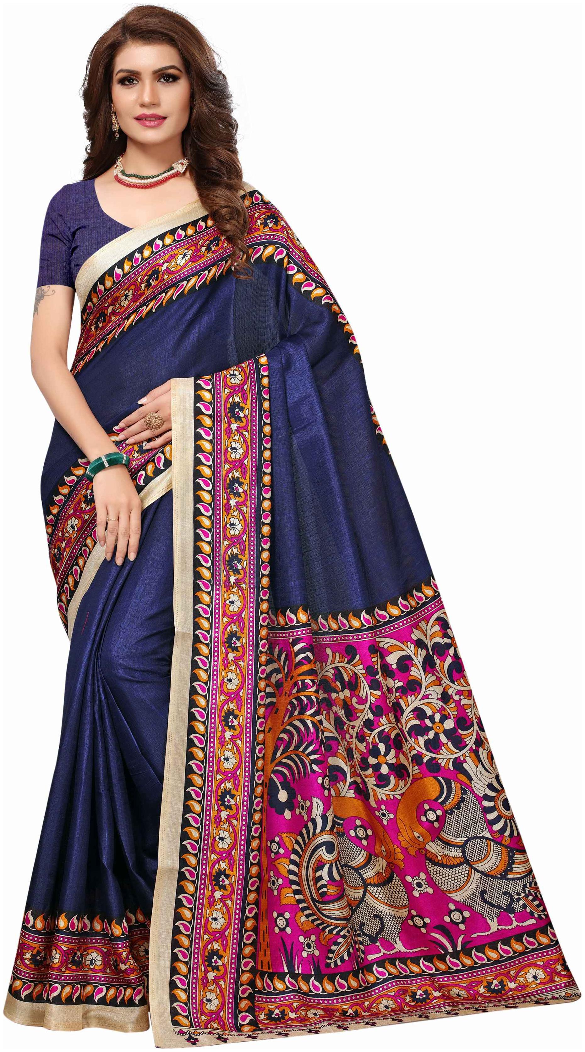 

Women Mode Tapeta Silk Purple Party wear Casual wear Saree