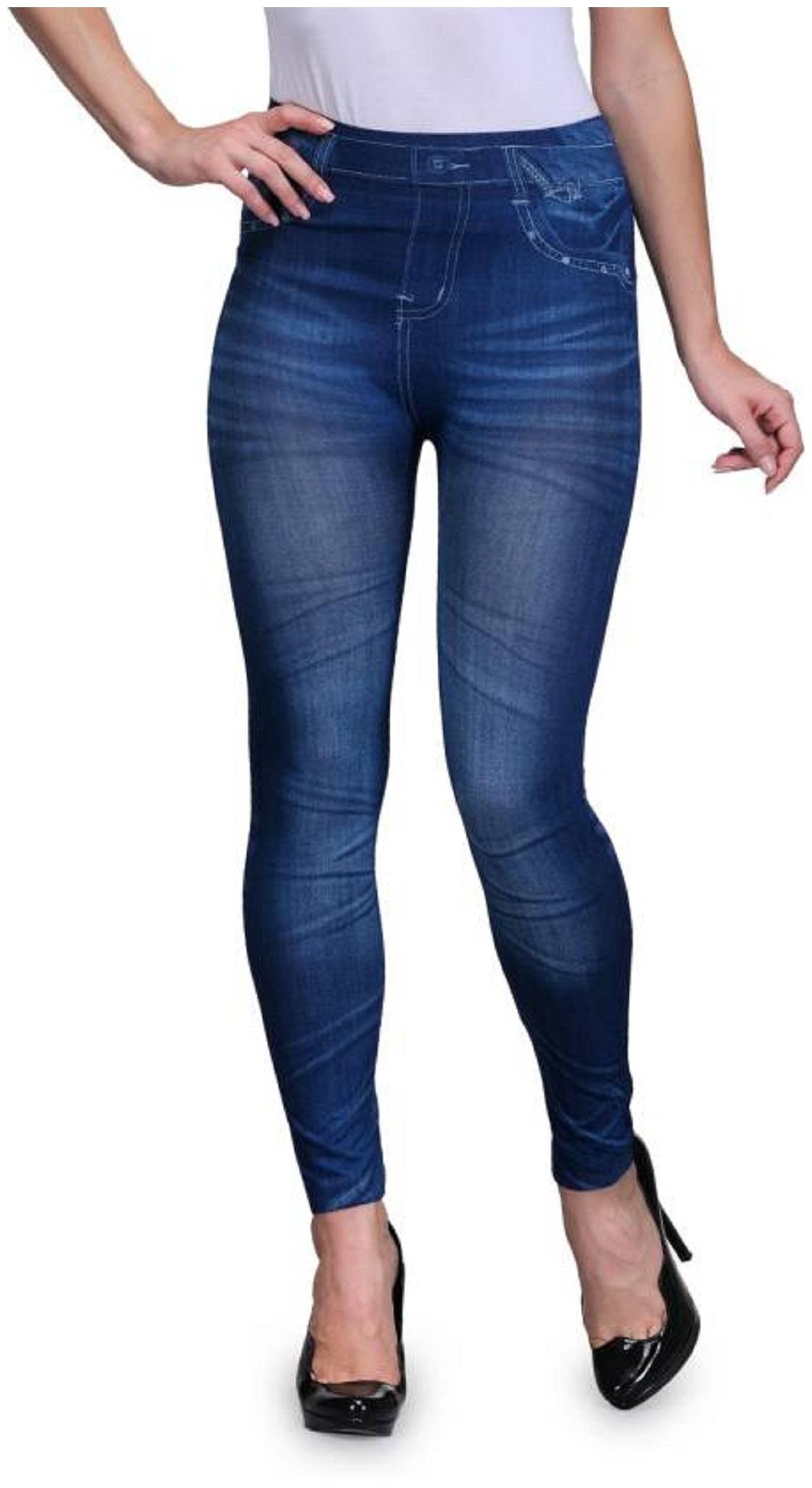 

Mesh Women Blue Straight fit Jegging