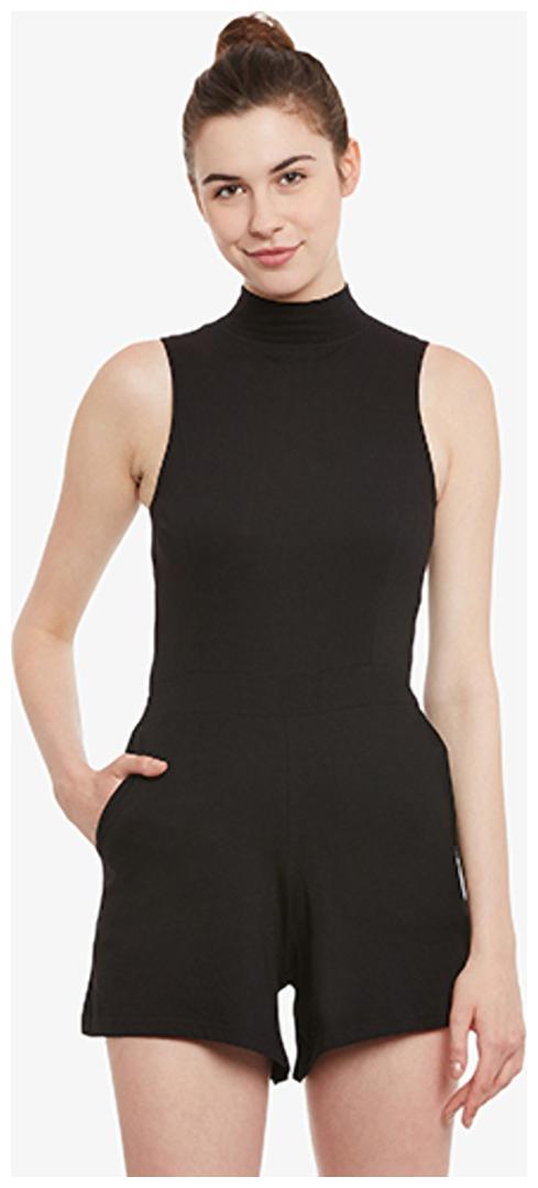

Miss Chase Solid Jumpsuit - Black