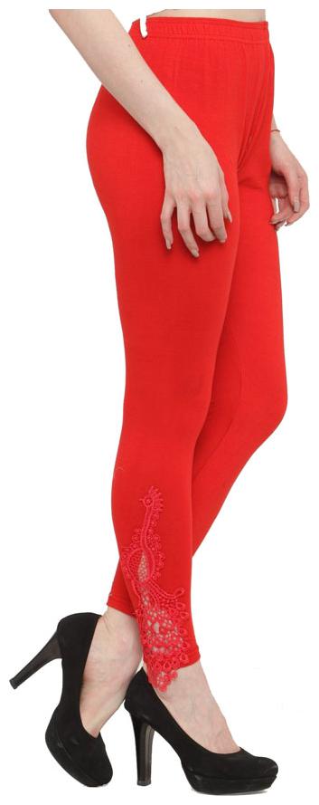 

Women s Designer Peacock Patch Leggings