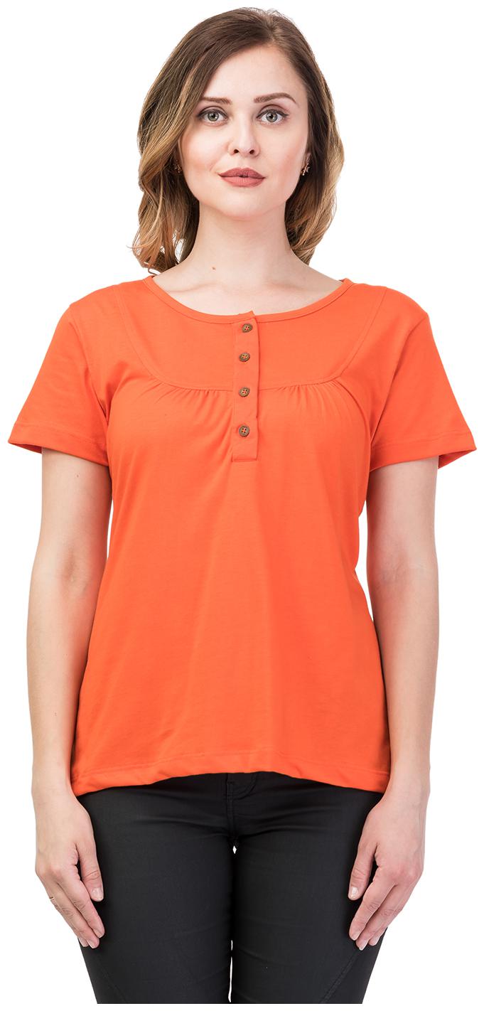 

Kalt Women Solid Regular top - Orange
