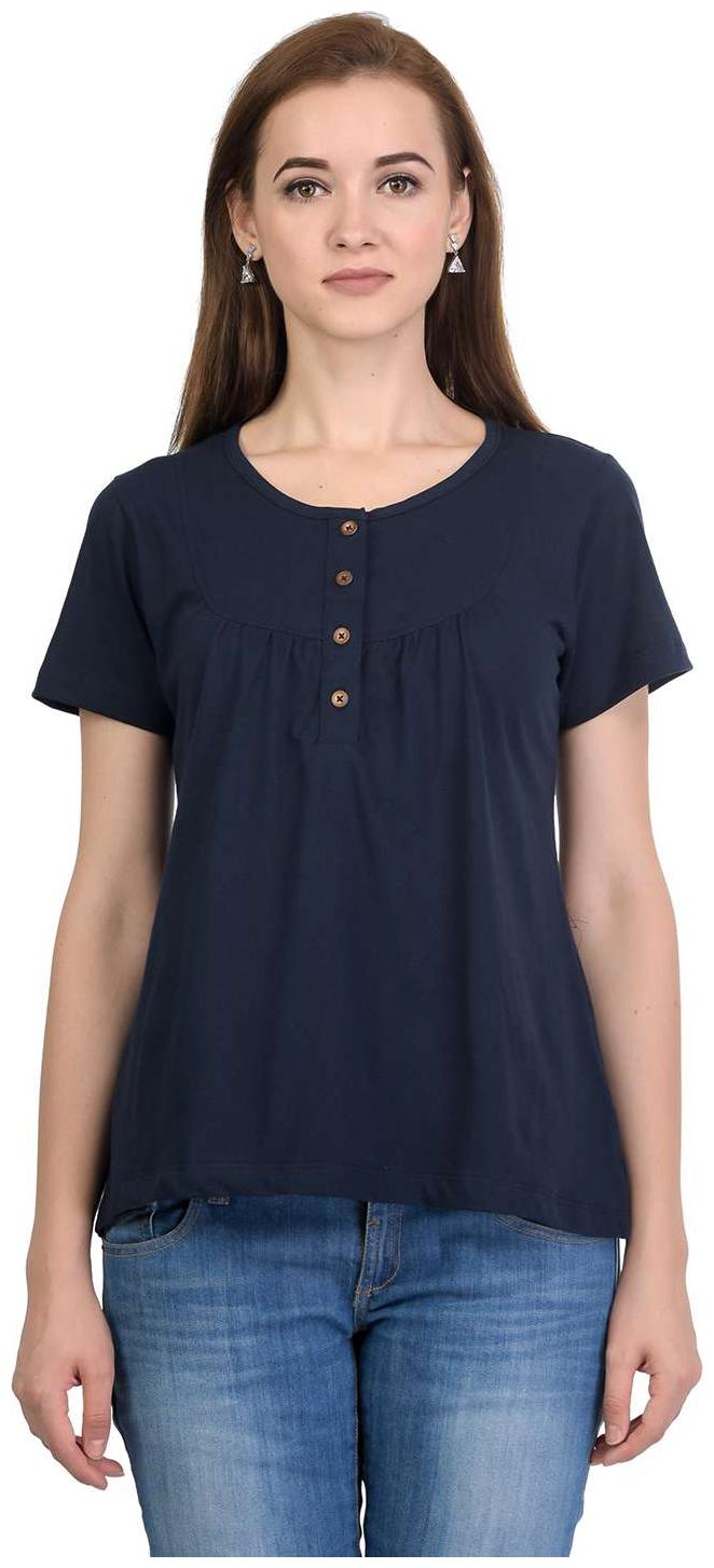 

Kalt Women Solid Regular top - Blue