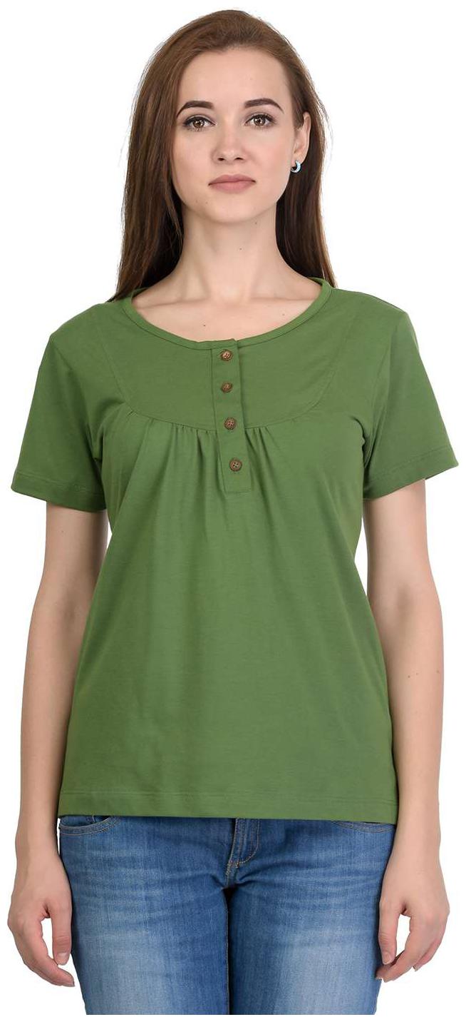 

Kalt Women Solid Regular top - Green
