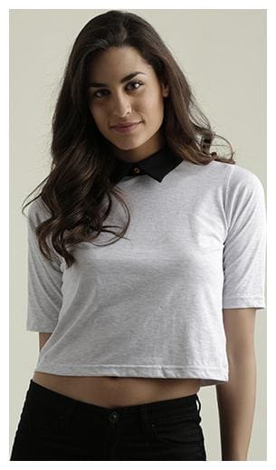 Miss Chase Women Printed A-line top - Beige