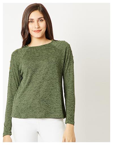 

Miss Chase Women Floral Regular top - Green