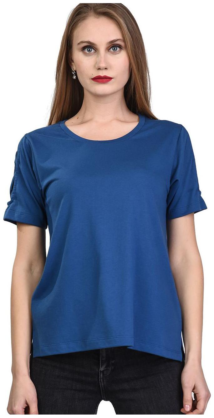 

Kalt Women Printed A-line top - Blue