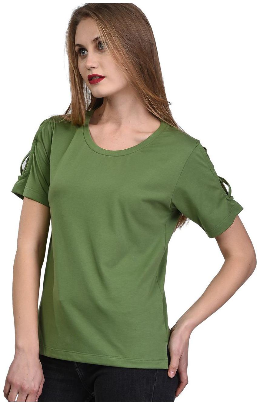 

Kalt Women Printed A-line top - Green