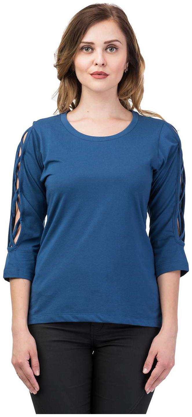 

Kalt Women Solid Regular top - Blue