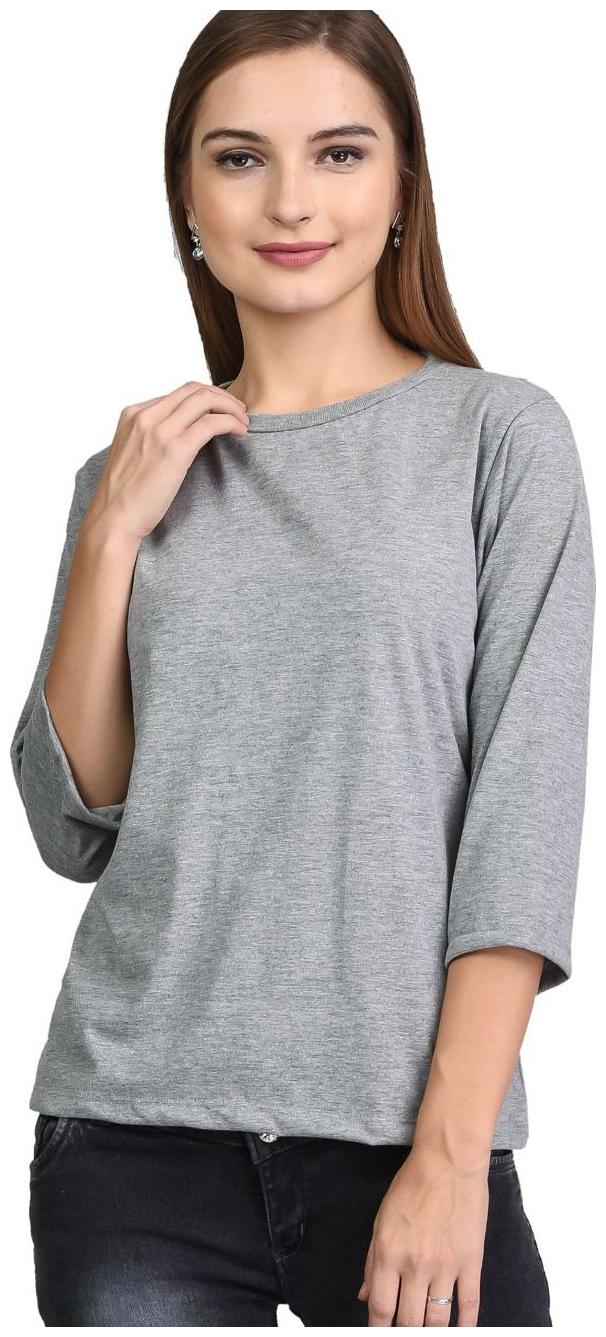 

Kalt Women Printed Regular top - Grey