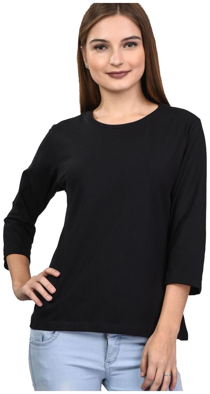 

Kalt Women Solid Regular top - Black