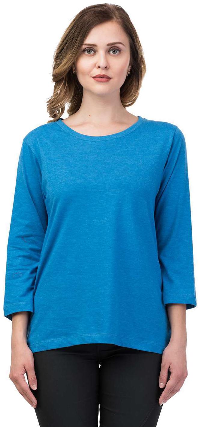 

Kalt Women Solid A-line top - Blue