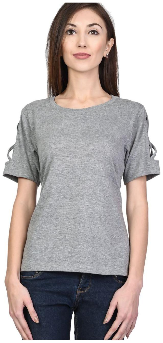 

Kalt Women Solid A-line top - Grey