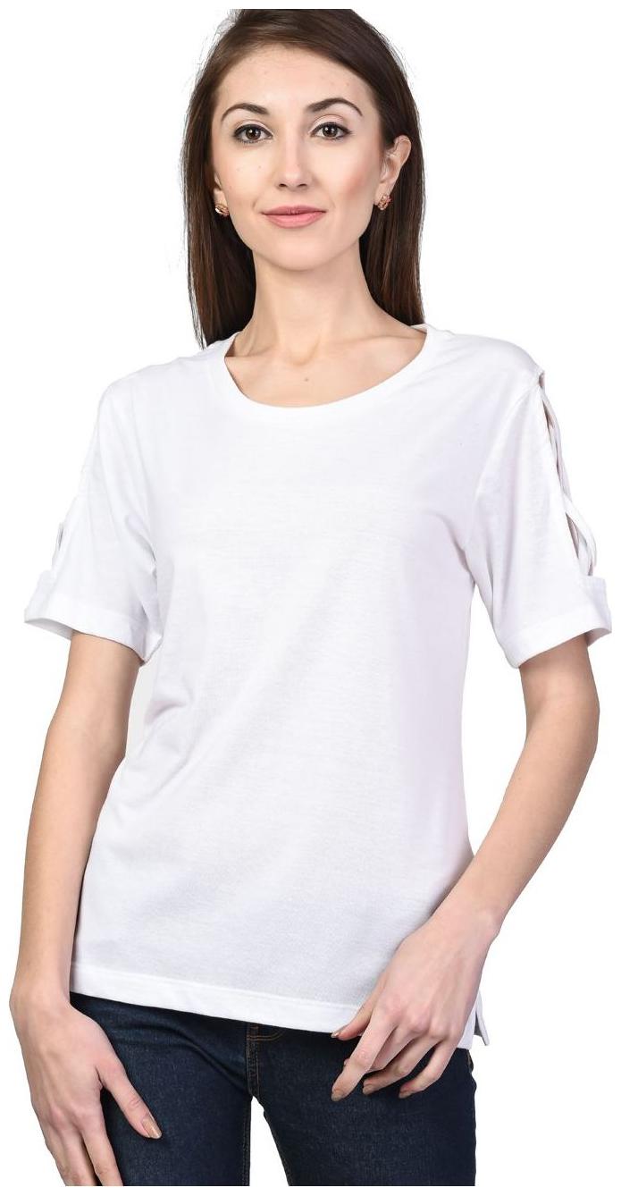 

Kalt Women Solid A-line top - White