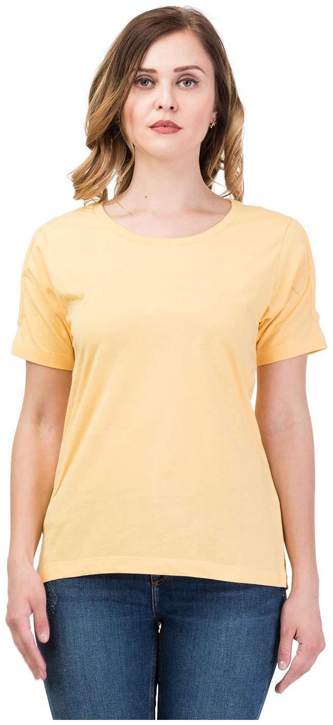 

Kalt Women Solid A-line top - Yellow
