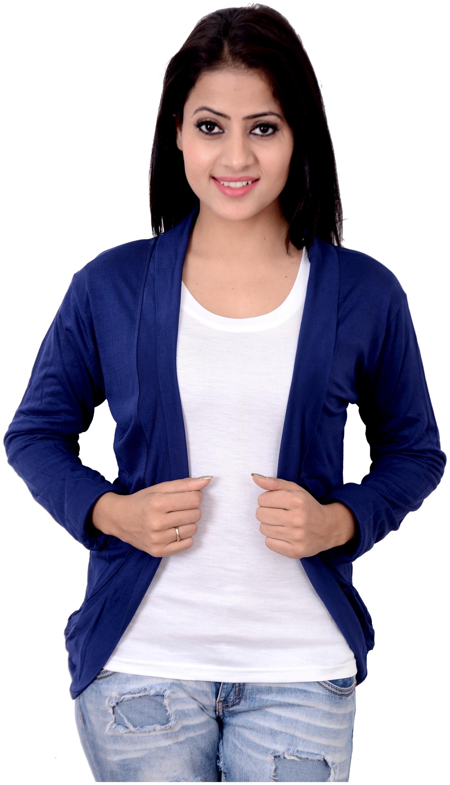 

A G FASHION Women Shrug - Navy