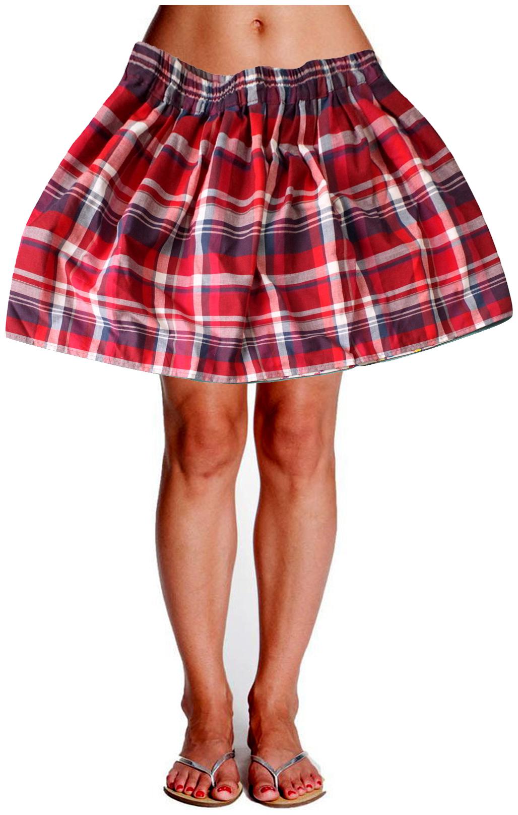 

POLKA A-line skirt Mini Skirt - Red