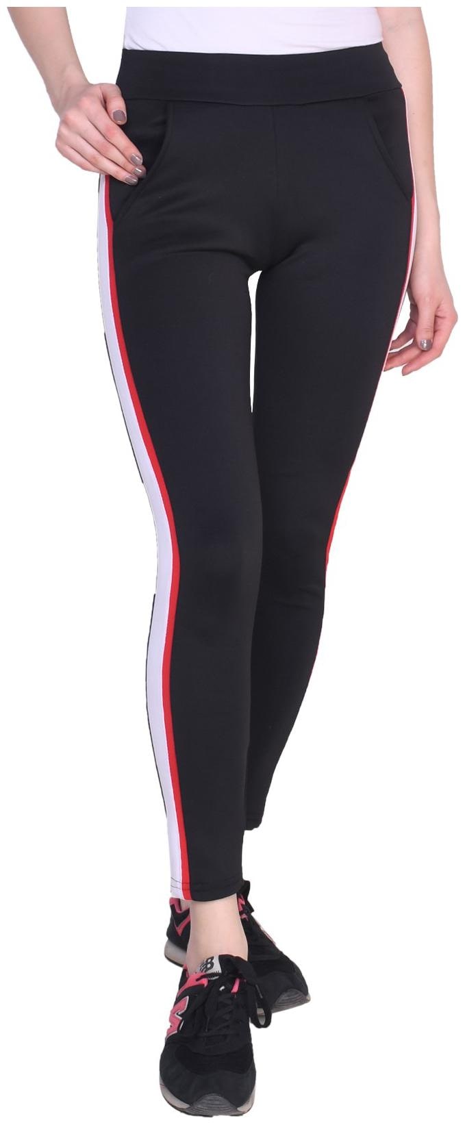 

Women s slim fit side stripped