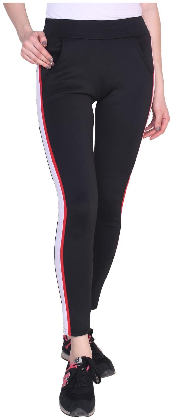 

Women s slim fit side stripped