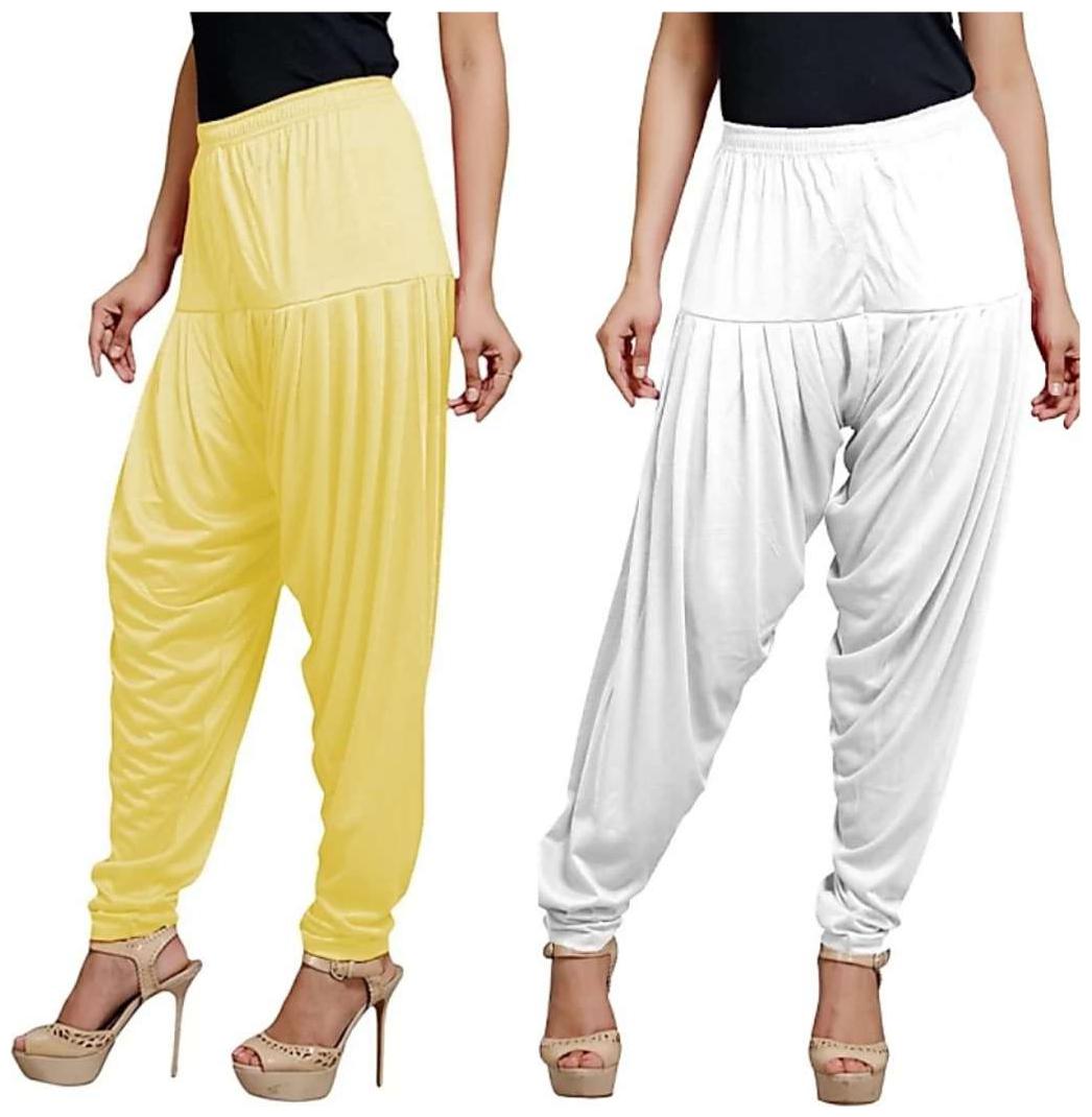 

Non Lycra Salwar - White