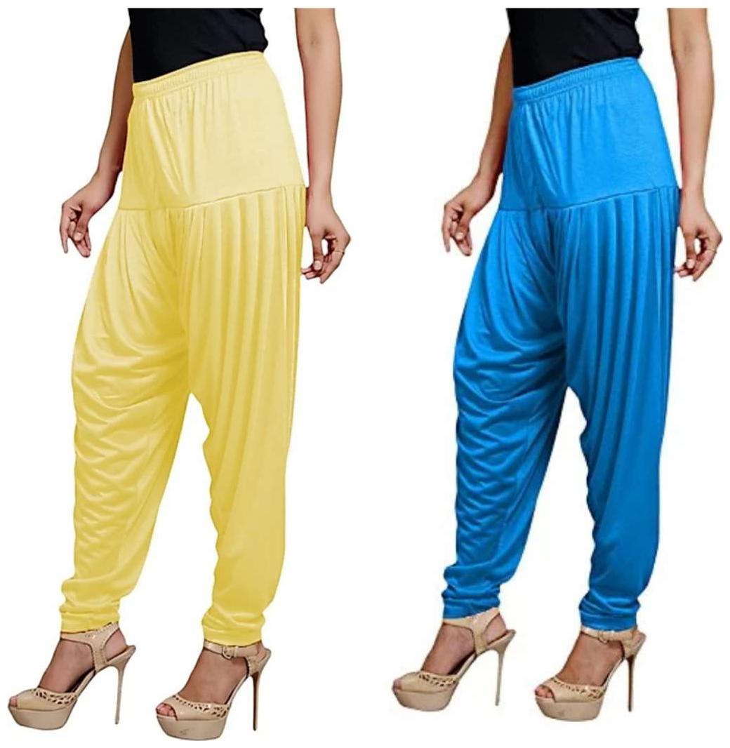 

Non Lycra Salwar - Yellow