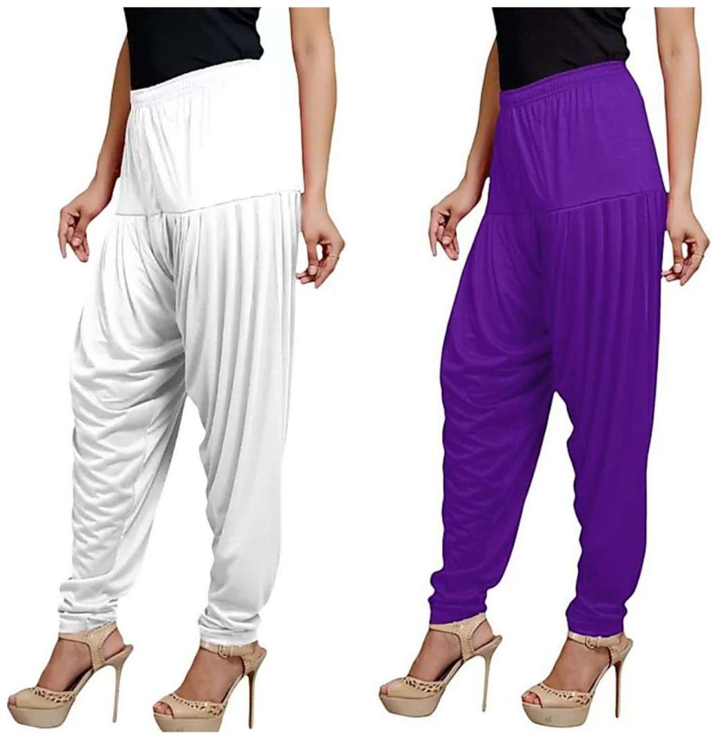 

Non Lycra Salwar - White