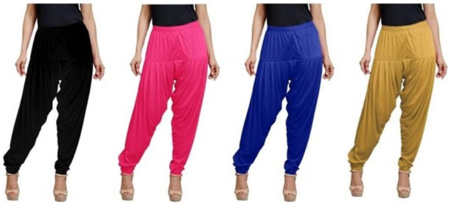 

Non Lycra Salwar - Pink