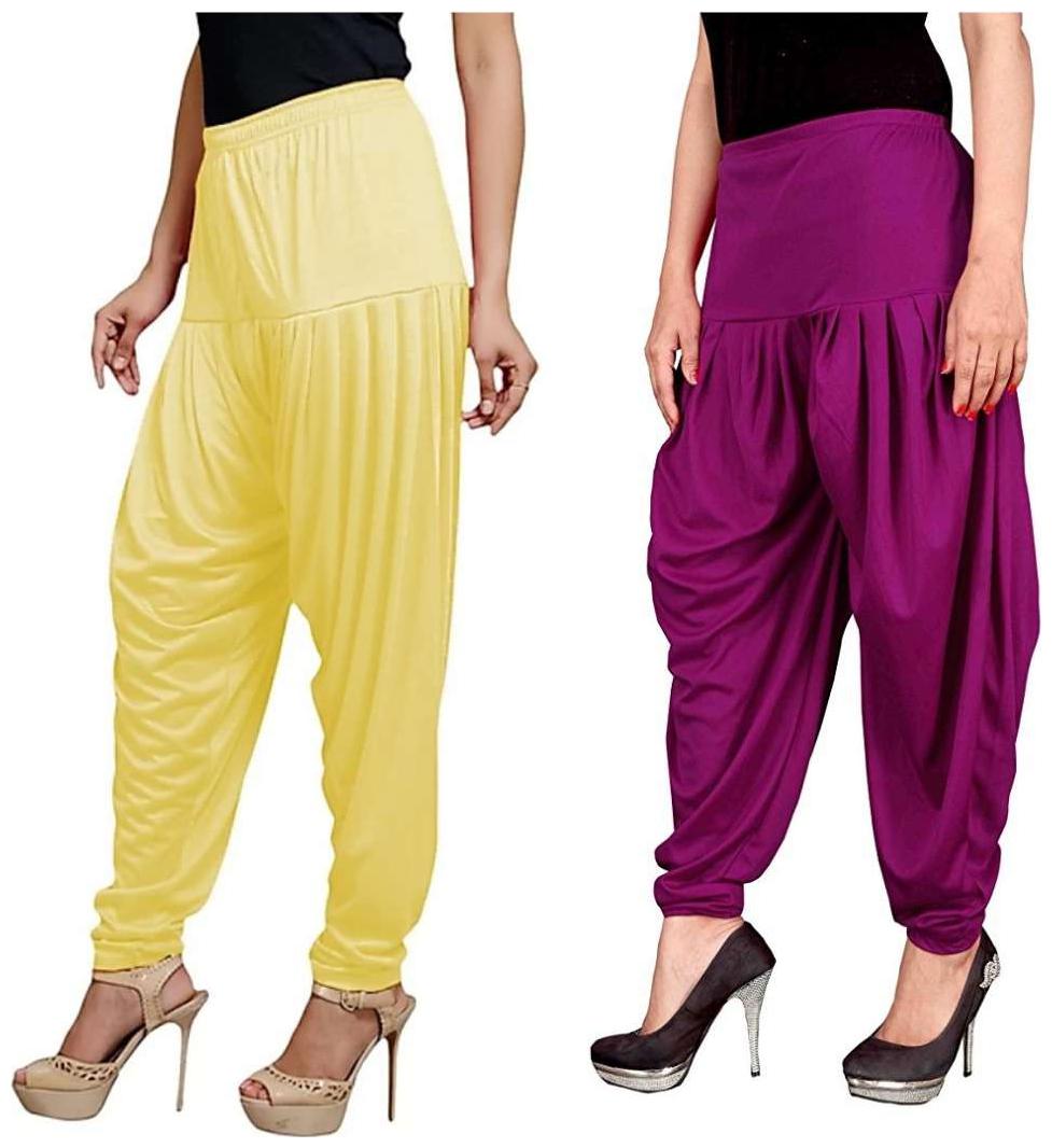 

Non Lycra Salwar - Yellow