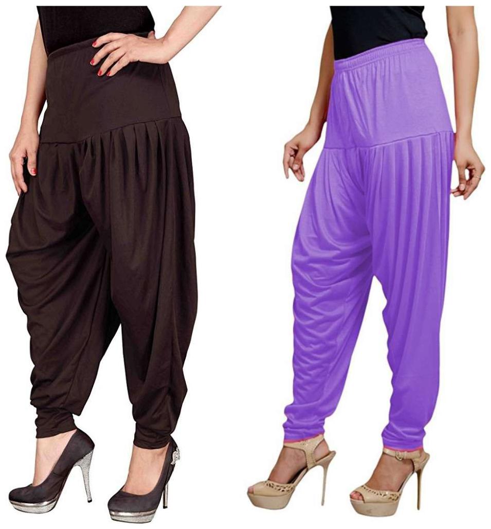 

Non Lycra Salwar - Brown