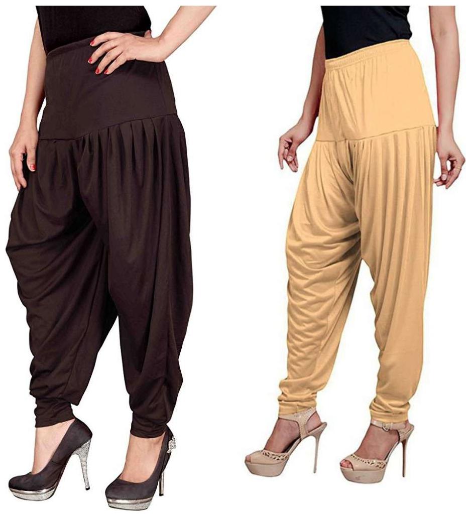 

Non Lycra Salwar - Brown