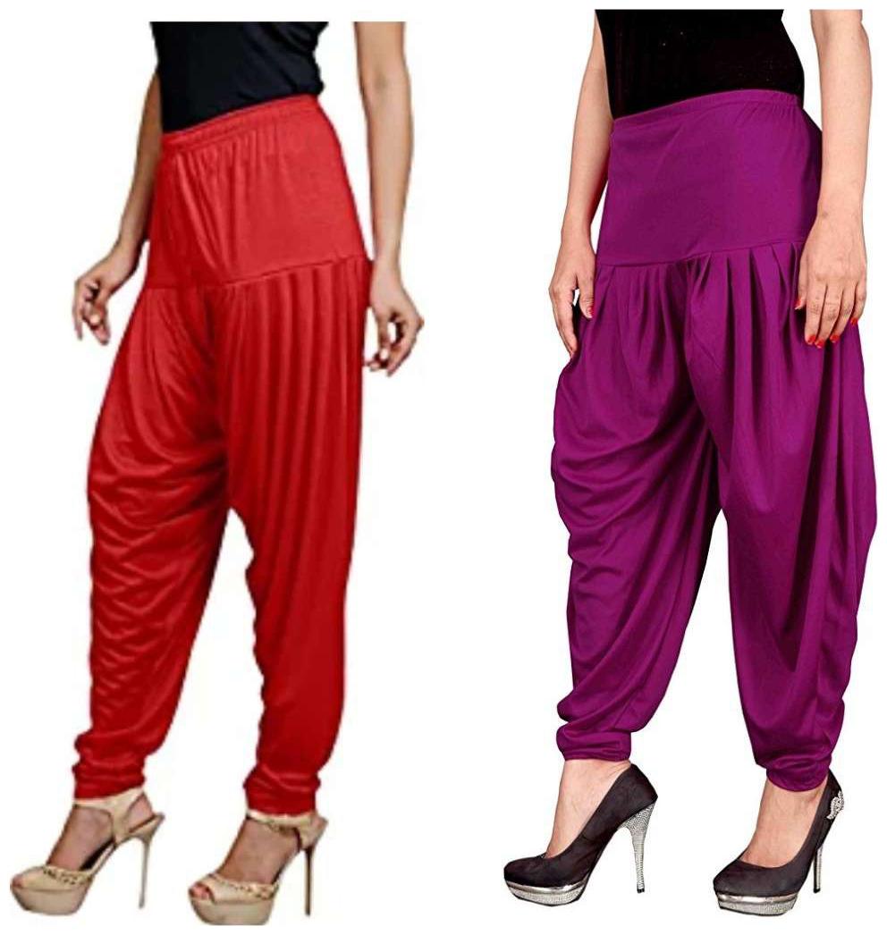 

Non Lycra Salwar - Red