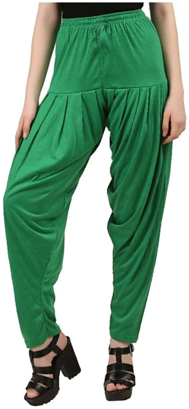 

Non Lycra Patiala Salwar - Green