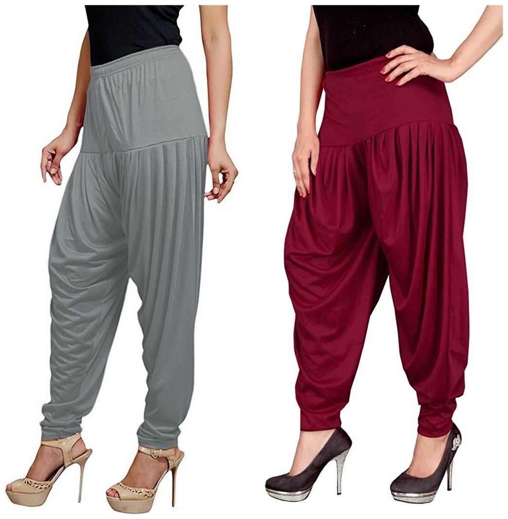 

Non Lycra Salwar - Grey